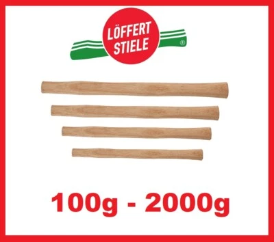 LÖFFERT Esche Schlosserhammer Hammerstiel DIN5111 Hammer Ersatzstiel geschliffen