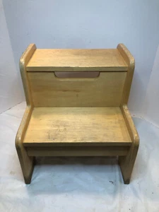 Vintage KidKraft Two Step Stool for Kids - 12.75" x 13" x 14" - Picture 1 of 10