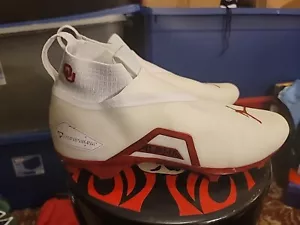 Nike Jordan Alpha Menace Elite 3 OU Sooners PE Football Cleats Sz 16 DH3369-104 - Picture 1 of 6