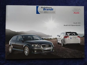 AUDI A3 + A3 8P 8PA Sportback 1.6 - 2.0 TDI quattro Prospekt 4.2008 - Bild 1 von 10