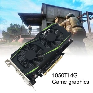 NVIDIA GTX1050TI Video Card 4GB DDR5 PCI Express 2.0  Gaming Graphics Card - Picture 1 of 5