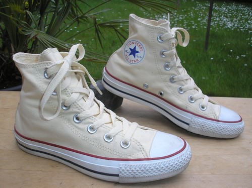 Sneaker originali CONVERSE Chucks Taylor HI taglia 36 beige unisex TOP!!!