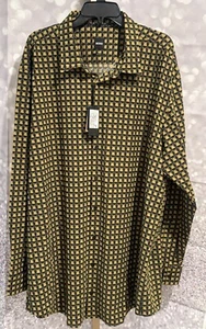 NWT Boss Hugo Boss Button Up Long Sleeve Slim Fit Shirt - 4XL  - Picture 1 of 4