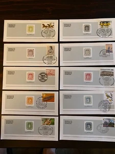 MOPHILA 85/NAPOSTA 85- 10 Sonderdrucke zur Internationalen Briefmarkenausstellun - Bild 1 von 4