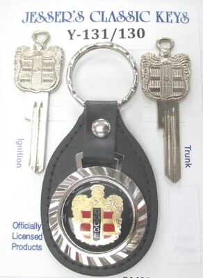 Juego de llaves Dodge Crest Silver Plate Royal Classic de 3 piezas 1949-1955 Foto 1 de 4