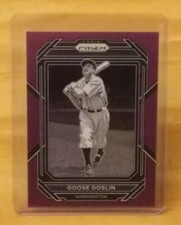 2023 Panini Prizm Prizms Purple/99 Goose Goslin Washington Senators 