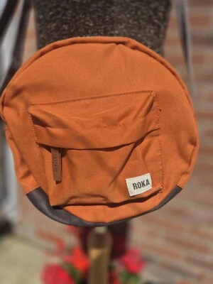 Roka Paddington B Sustainable Small Crossbody Bag Atomic Orange - Image 1 of 4