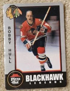 1998 Pizza Hut Chicago Blackhawks Legends Promotional Coupon Card - Bobby Hull - Picture 1 of 2