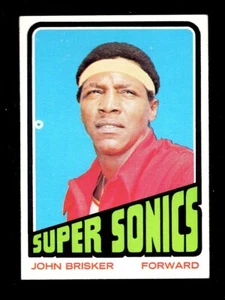 1972-73 TOPPS #135 JOHN BRISKER SONICS EX - Picture 1 of 2