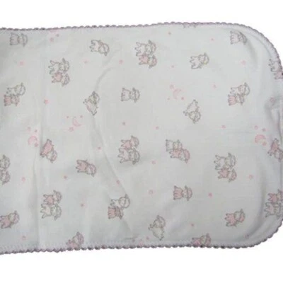 Almohadilla para eructos con estampado Kissy Kissy Sweetest Dreams rosa blanco nueva con etiquetas Foto 1 de 4