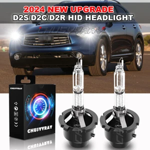 For 2014-2017 Infiniti QX70 D2S D2R D2C Hi&Lo Beam HID Headlight Bulbs Qty2 - Picture 1 of 10