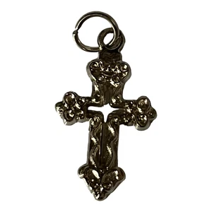 Lot of 11 Cross Metal Bookmark Page Marker with Charms Christian Religious Beads - Picture 1 of 4