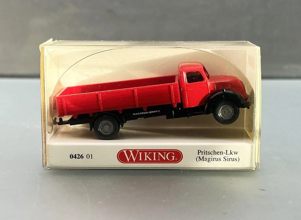 1:87 Wiking 042601 Magirus Sirio rosso pianale - Immagine 1 di 1