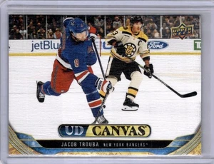 JACOB TROUBA CANVAS #C173 2024-25 UD HOCKEY SERIES 2 - Picture 1 of 2