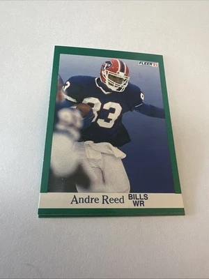 1991 Fleer Football #8 Andre Reed - Buffalo Bills - Image 1 of 2