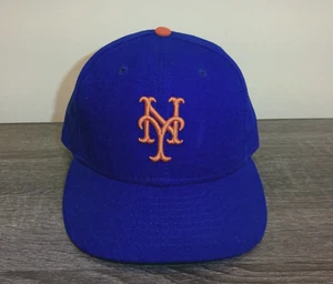 New York Mets Mütze Fitted 7 1/4 blau orange New Era 59FIFTY On-Field Cap SAUBER - Bild 1 von 7