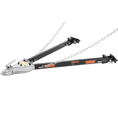 Tow Bar Bumper Mount Tow Bar 5500 lbs Fits 2-inch Ball Hitch with Chains - Image 1 of 4