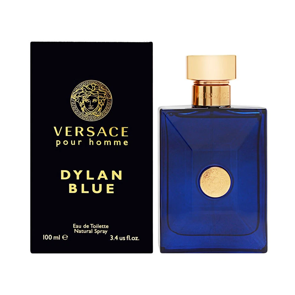 Versace Pour Homme Dylan Colonia Azul para Hombres 3.4 OZ Eau De Toilette Spray Foto 1 de 1
