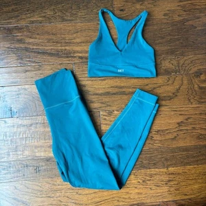 EUC Set Active Sculptflex Powerdive Set Sz S Athletic Workout - Picture 1 of 9