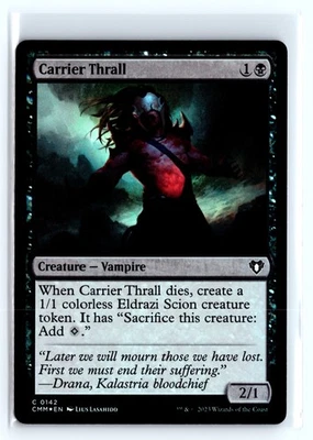 (2x) FOIL Carrier Thrall Commander Masters Common – MTG Magic the Gathering Card - Image 1 of 4