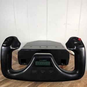 Logitech Pro Flight Yoke System USB for PC Simulation Gaming (Yoke Only) - Picture 1 of 11