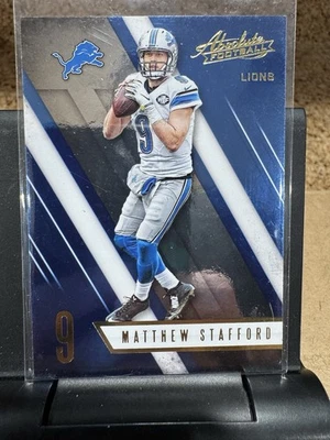 2016 Panini Absolute Matthew Stafford #71 Detroit Lions - Image 1 of 2