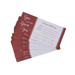 Christian Products Cash Envelopes For Tithes And Offering Church Supplies 100 Ct - Picture 1 of 7