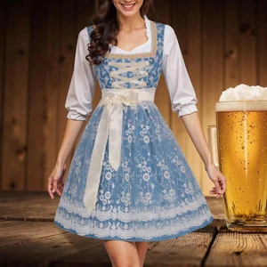 Bayern Bier Traditionelle Kleider Für Frauen Schürze Cosplay Karneval Kleider - Picture 1 of 10
