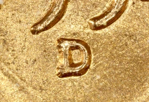 1954-D Lincoln Cent Repunched Mint Mark (RPM) - Picture 1 of 3