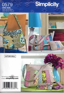 Carteras/bolsos sin cortar Simplicity Pattern 0579 - Imagen 1 de 2