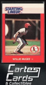Tarjetas de alineación inicial Willie McGee 1988 Kenner #3397110020 Cardenales de San Luis - Imagen 1 de 2