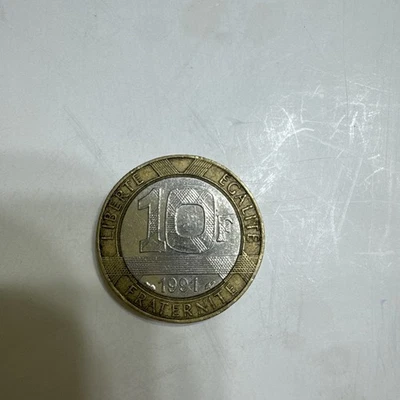 Francia 1991 10 francos. Moneda del mundo. Moneda francesa, se vende tal cual Foto 1 de 4