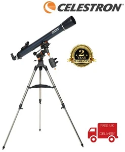 Celestron AstroMaster-90 AZ 90mm 3.5 90mm Refractor Telescope Kit (UK Stock) - Afbeelding 1 van 4