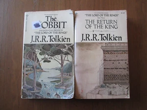 J.R.R. TOLKIEN THE HOBBIT & RETURN OF THE KING Vintage Ballantine Paperback 1974 - Picture 1 of 5