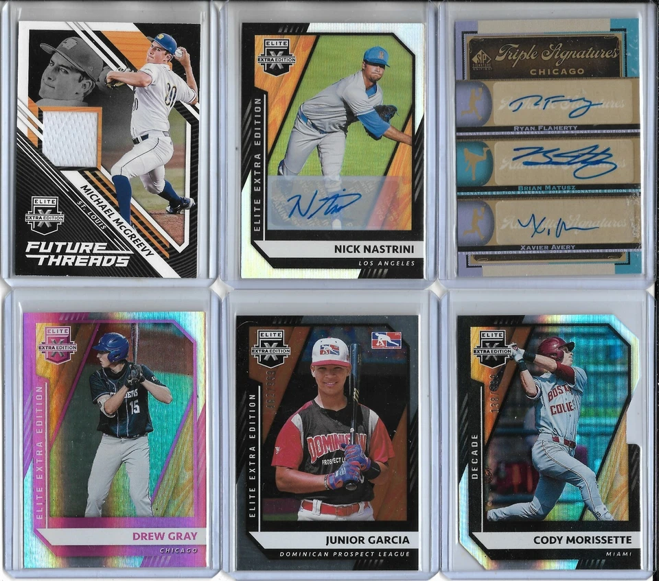 Flaherty Matusz Avery Chivago 2012 SP Signature Triple Baseball #BAL16 - Image 1 of 1