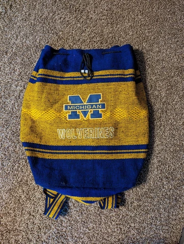 Michigan Wolverines Backpack Cover