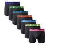 Men 7 Day Neon Boxers Shorts Underwear Trunks Soft Touch Button Fly