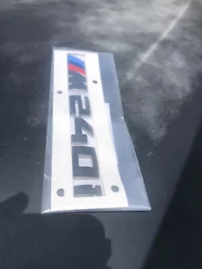 BMW M2 M240i M 240i G42 F22 F23 Trunk Badge Gray Cerium Original Genuine OEM💯 - Picture 1 of 2