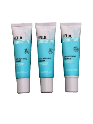 3x essence HELLO GOOD STUFF! Skin Refining Primer 3x 30ml NEU OVP - Bild 1 von 2