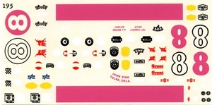 Fred Cady Decal #159 To Do The 1956 John Zink Special Indy Winner 1:24. 1:25 - Bild 1 von 1