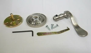 Brushed Nickel Norwich Right Hand Half Dummy Lever by Rockwell TF - Picture 1 of 2