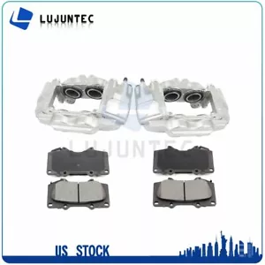 Front Brake Calipers + Ceramic Pads For 2003 2004 2005 2006-2009 Toyota 4Runner - Picture 1 of 10