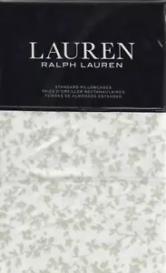Ralph Lauren 2 Standard Kissenbezüge Spencer Blumenmuster Salbei grün Ferienhaus Bauernhaus - Bild 1 von 4