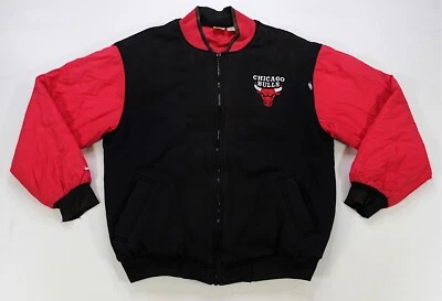 Chaqueta Universitaria Bombardero NIKE Chicago Bulls Años 90 Michael Jordan Negra L De Colección Rara Foto 1 de 4
