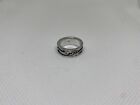 Vintage Sterling Silver Swirl Design Band Style Ring Sz 6 925. 6 Gram Silver