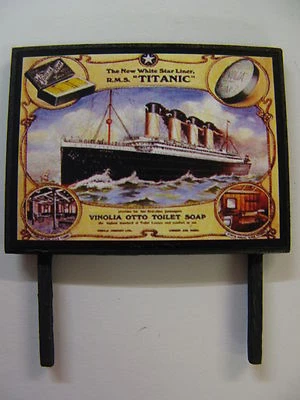 TRACKSIDE SIGNS Vinolia Otto Toilettenseife - Modellbahn Reklametafel - Spur N & OO