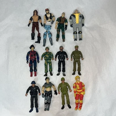 Lote de 12 sopletes de hierro chatarra de hierro de DC Comics Remco Army Soldier & GI Joe’s Arah Mutt Foto 1 de 4