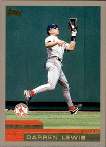 2000 Topps #332 Darren Lewis Boston Red Sox - Picture 1 of 2