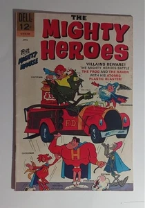 MIGHTY HEROES #2 APRILE 1967 DELL COMICS CBS SABATO MATTINA CARTONE ANIMATO F/VF 7.0 - Foto 1 di 8