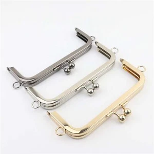 Metal Purse Frame Bag Clutch Frame Handle for Bag Purse Clutch Making - Picture 1 of 16